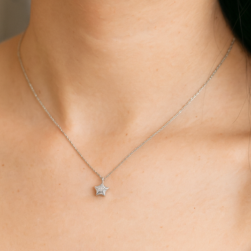 Silver Starry Embrance Pendant