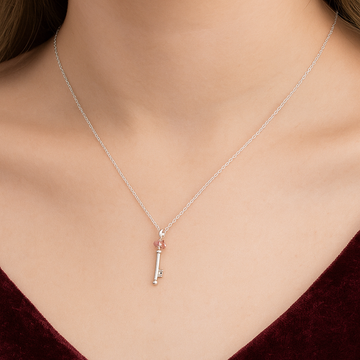 Silver Light Key Pendant
