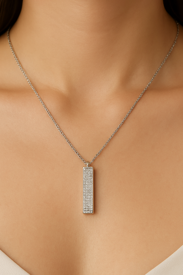 Silver I Love you Pendant