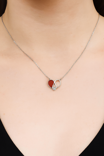Silver Eternal Heart Pendant
