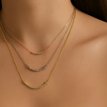 Silver Elegant Threetone Neckwear