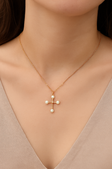 Silver Rosegold Moonstone Chain Pendant