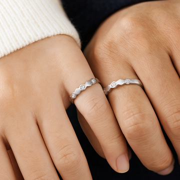 Silver Companion Couple Band