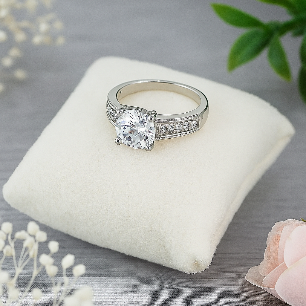 Eternal Spark Solitaire Ring