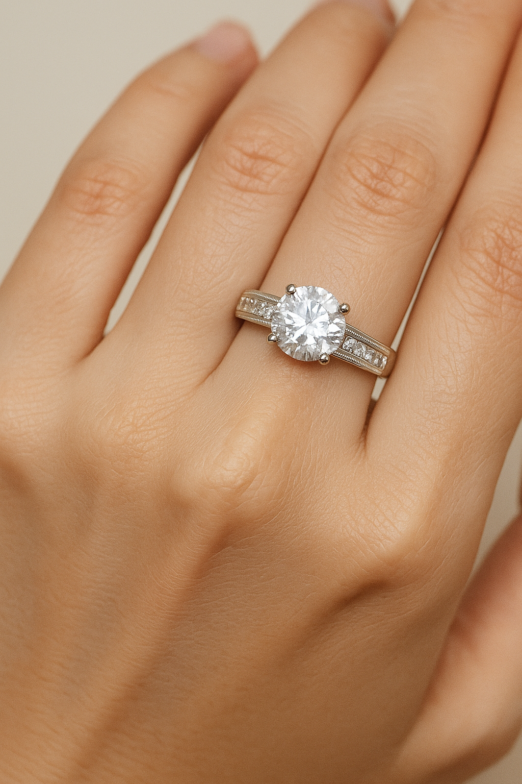 Eternal Spark Solitaire Ring