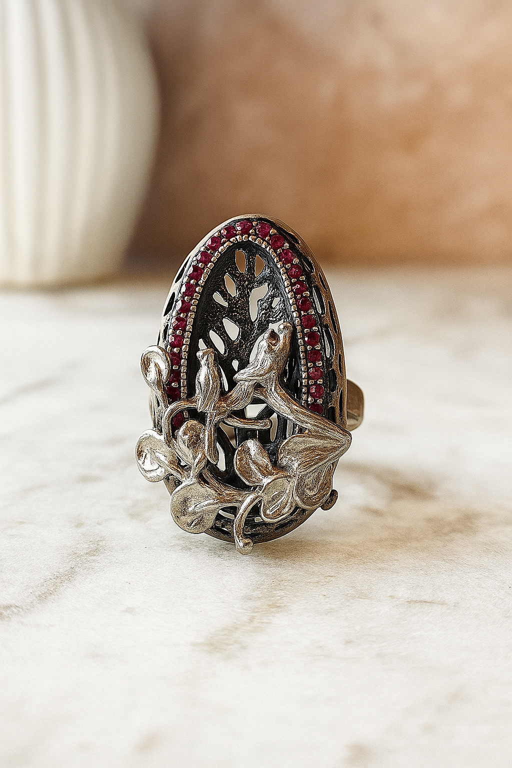 Vintage Silver Bird Ring