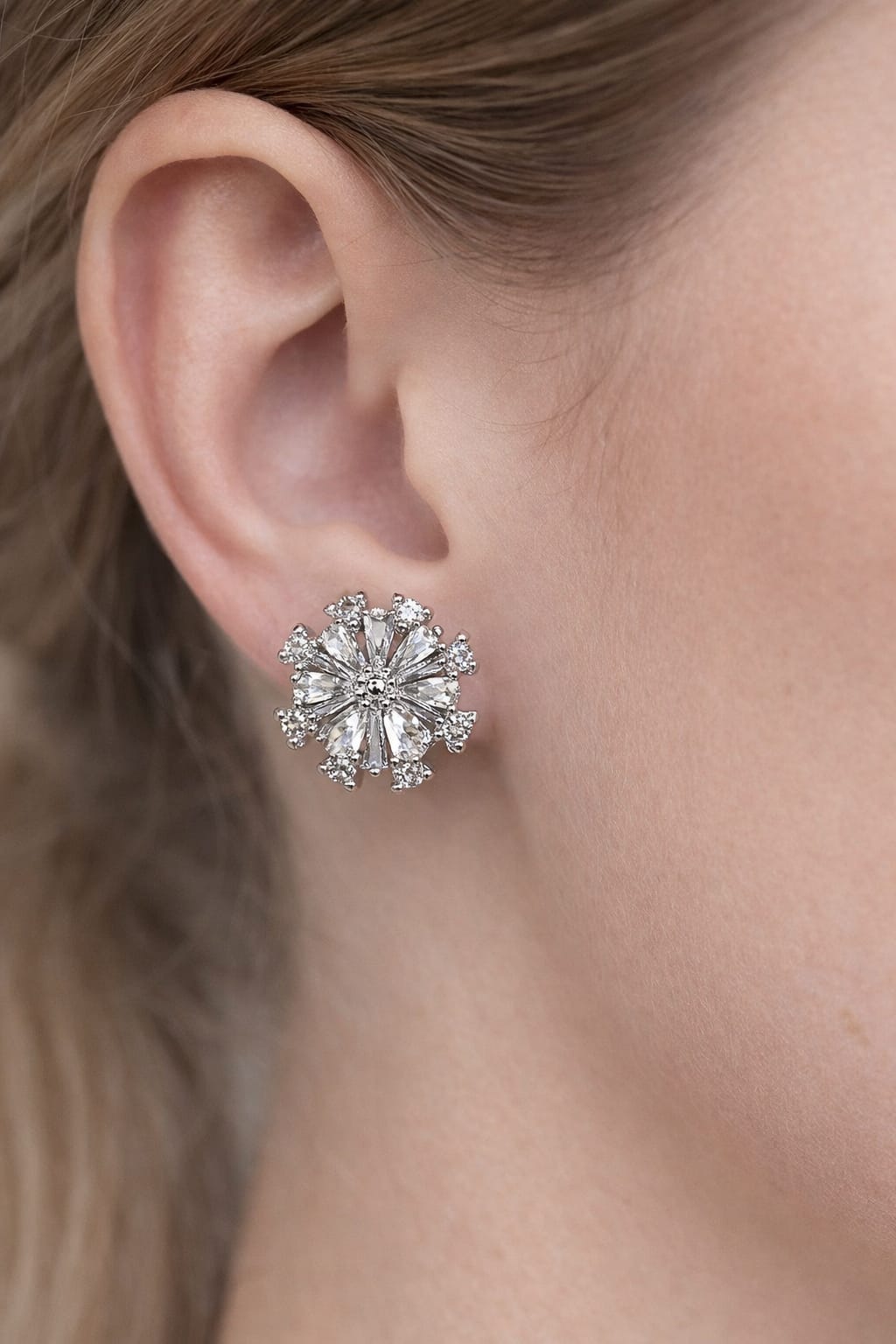 Royal Sparkle Bloom Studs