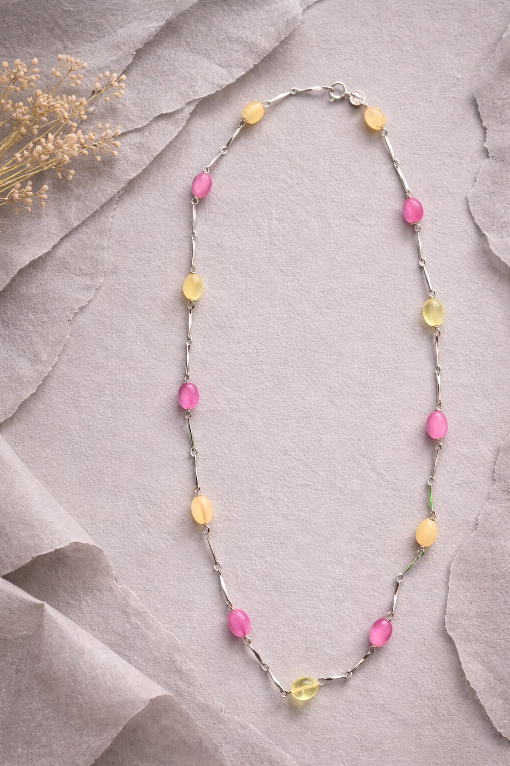 Sunblush Harmony Pearl Necklace