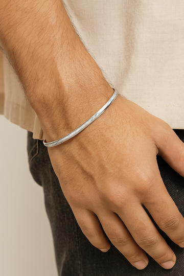 Silver Classic Punjabi Kada