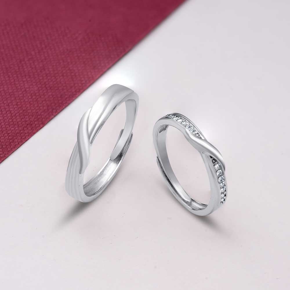 Infinity Love Couple Rings – tashlk.com